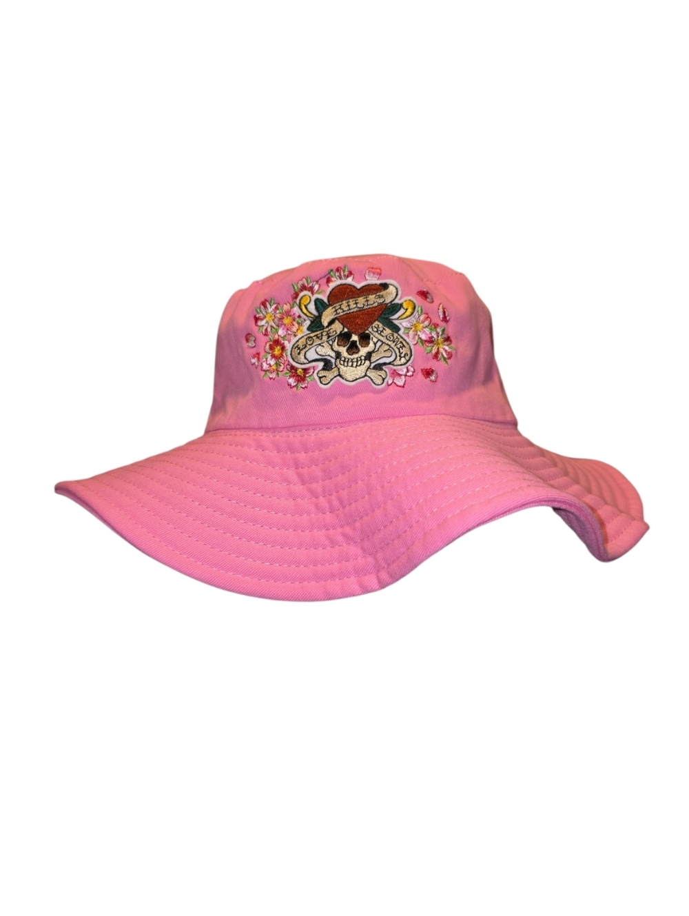 NWT Ed Hardy Bucket Hat Pink OSFA